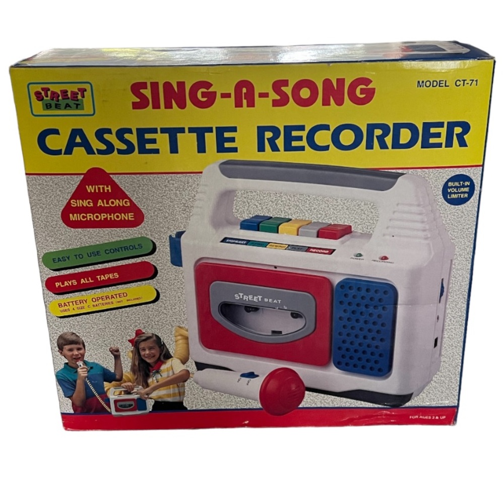 Vintage Sing A Song cassette recorder